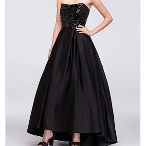 David’s Bridal ball gown